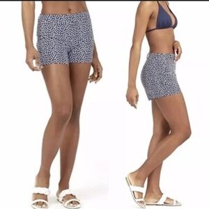 SPANX Blue Bike Shorts High-Waisted Compression Fit NWOT XL